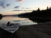 coucher-de-soleil-sur-le-lac-nasigon-pourvoirie-fer-a-cheval