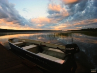 lac-nasigon-at-sunset-Pourvoirie Fer A Cheval (Hautes-Laurentides)