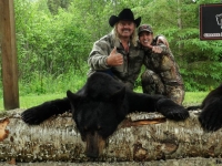 Colorado buck is black bear hunting in Quebec