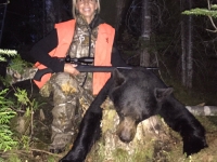 Chasse a l'ours noir en pourvoirie au Fer a Cheval, Hautes-Laurentides