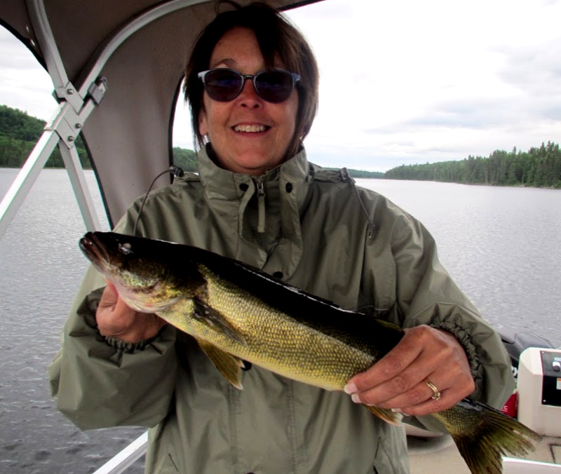 Pêche au doré sur le lac Duchastel