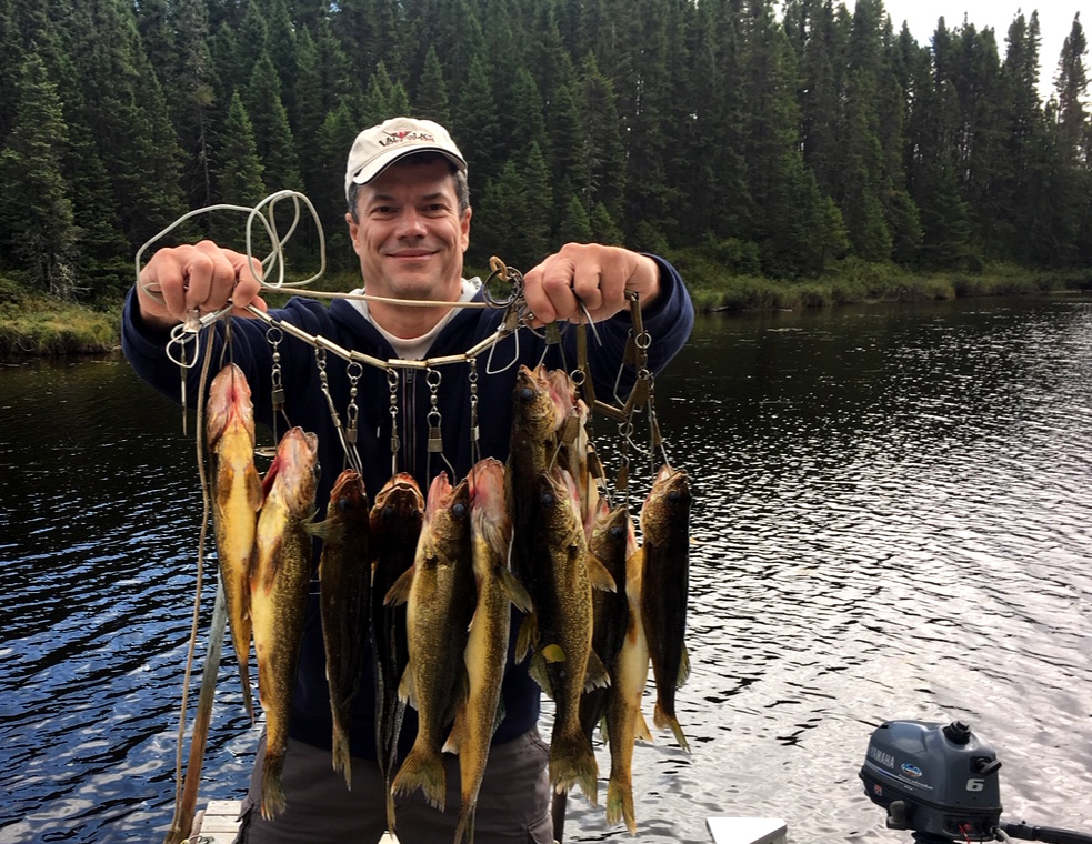 Pêche au doré sur le lac St Denis au fer à Cheval