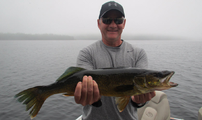 Pêche au doré sur le lac Nasigon au Fer à Cheval
