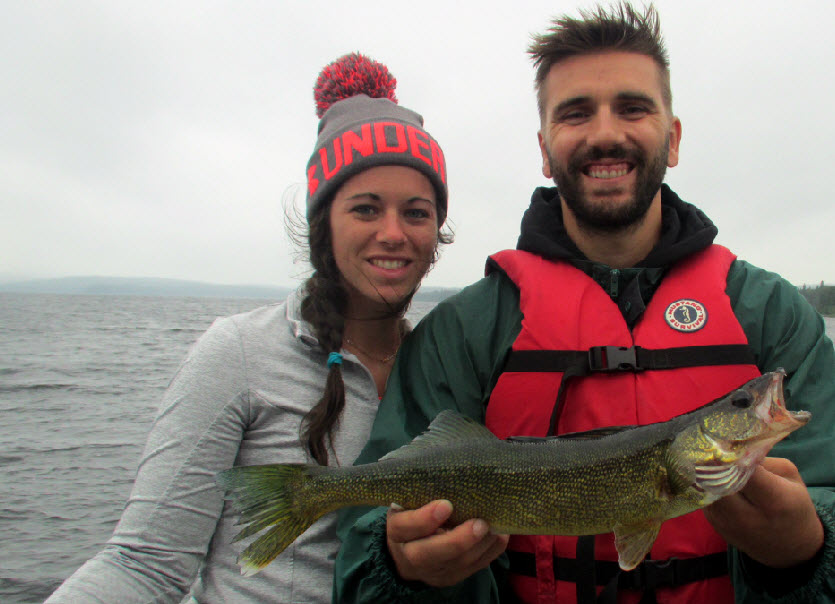 Pêche au doré sur le lac Nasigon au Fer à Cheval