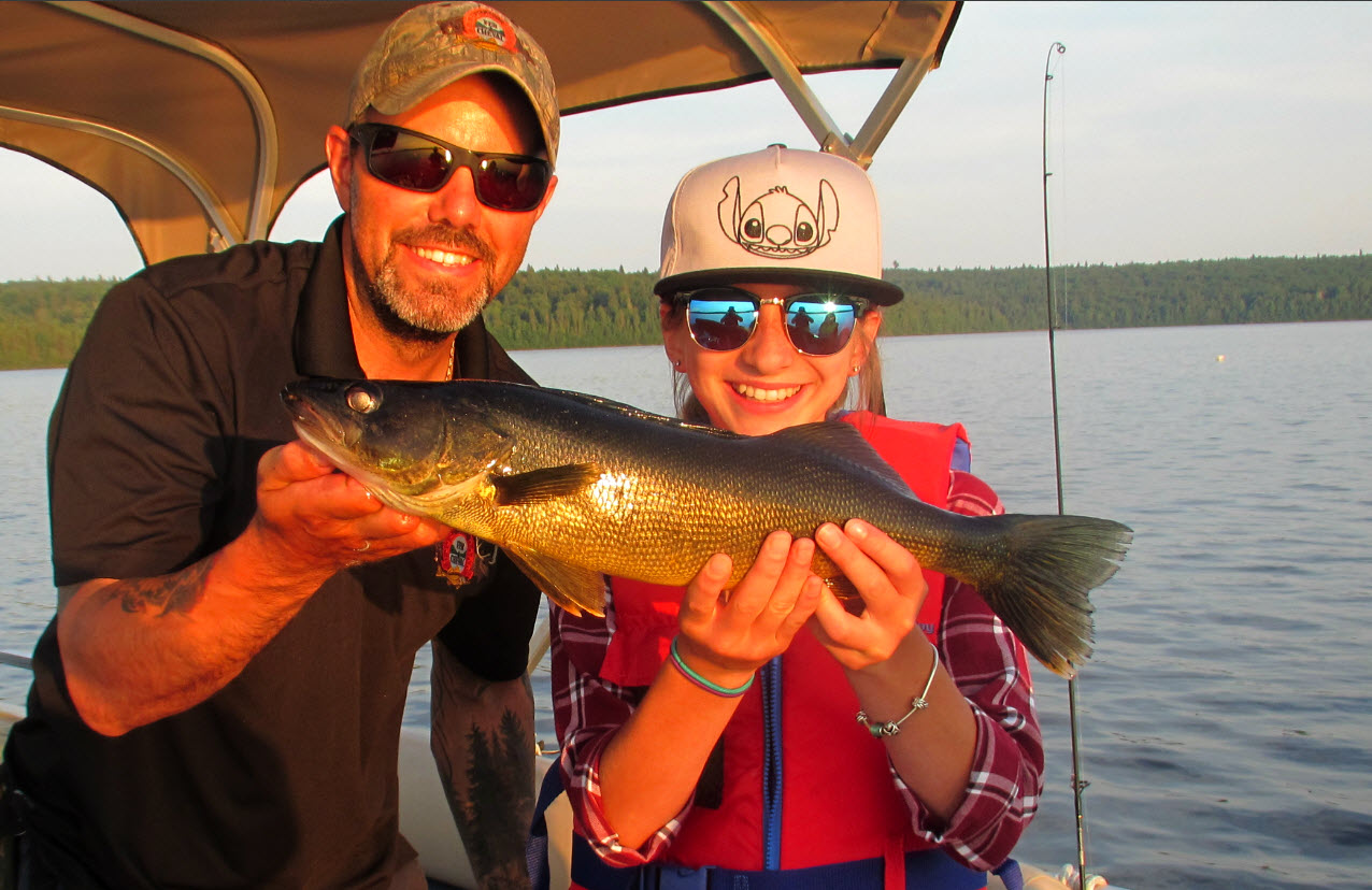 Pêche au doré sur le lac Nasigon au Fer à Cheval