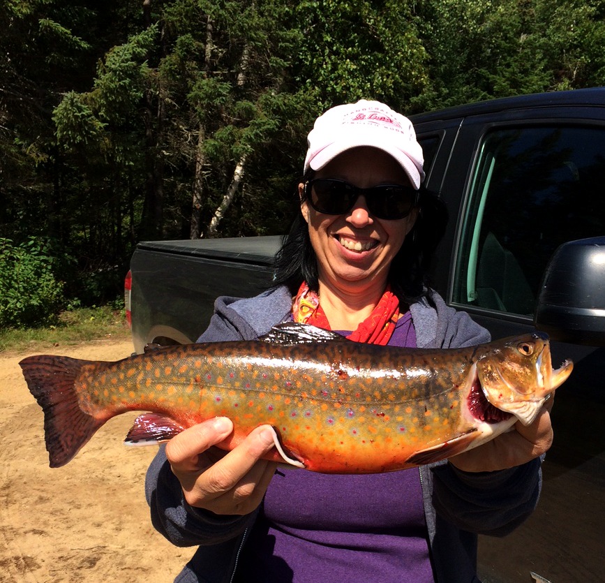Pêche à la truite sur le lac Girène