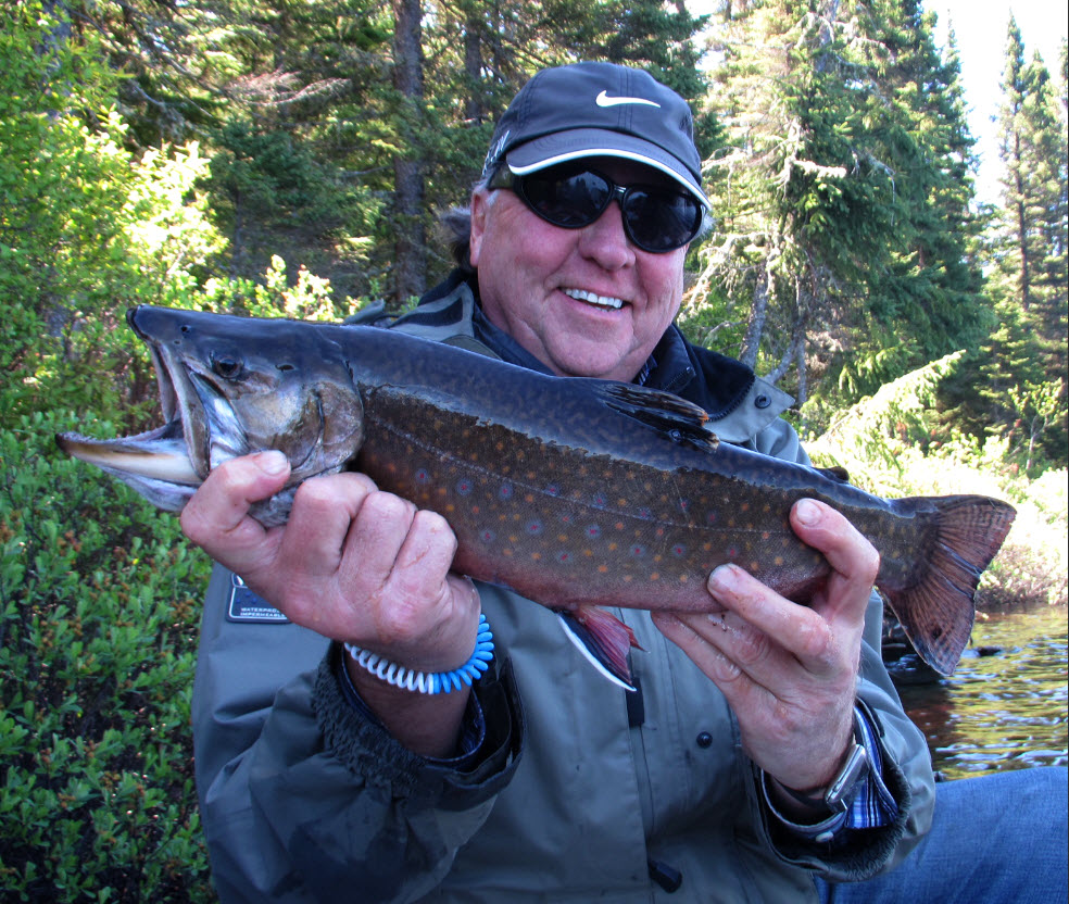 Pêche à la truite mouchetée à la pourvoirie Fer à Cheval, Laurentides