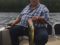 pêche au doré sur le lac Nasigon au Fer à Cheval
