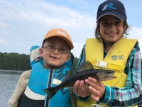 pêche au doré en famille