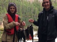 Pêche à la truite dans les Laurentides