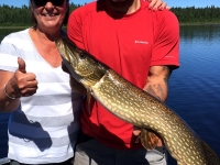 pêcher le brochet en pourvoirie