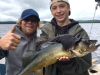pêche au doré sur le lac nasigon pourvoirie du fer à cheval