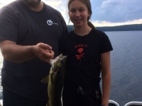 Pêche au doré en ponton sur le lac nasigon