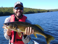 Pêche au doré sur le lac Lajoue