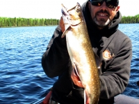 Voyage de pêche à la truite. Pourvoirie Fer à Cheval, Laurentides