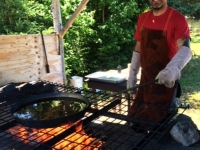 shore lunch pourvoirie fer a cheval