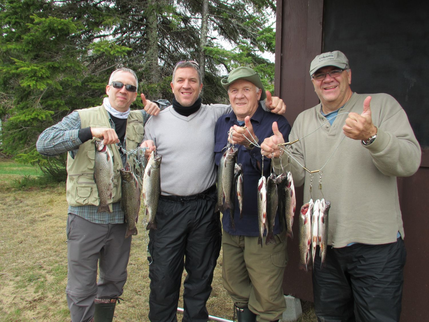 Superbe pêche à la truite